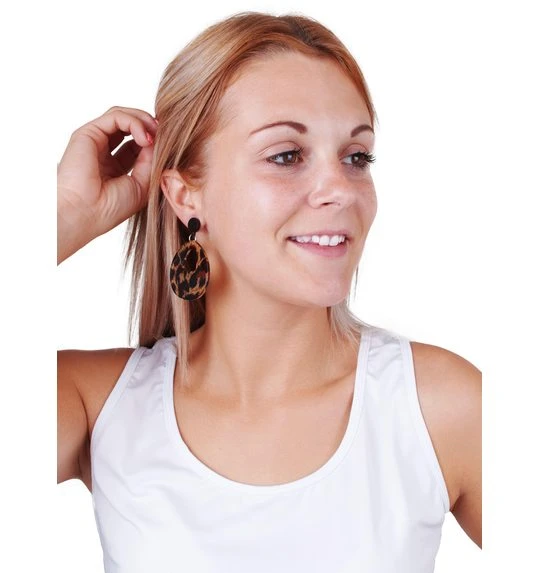 Luipaard Oorbellen 1 Luipaard Oorbellen