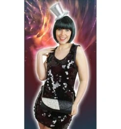 Luxe Avond Handtasje Glitter Zwart