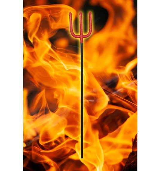 Luxe Duivels Drietand Met Glitters 1 Luxe Duivels Drietand Met Glitters