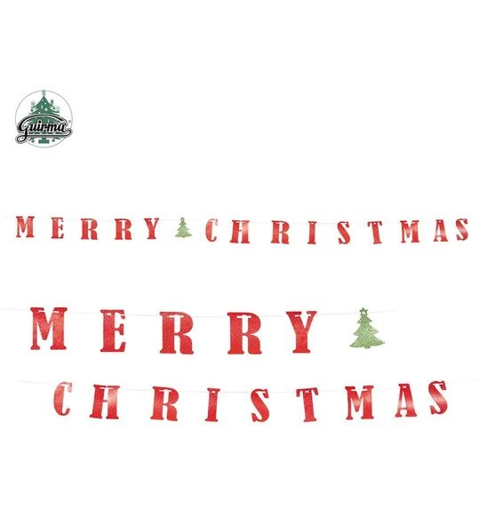 Luxe Kerst Slinger Merry Christmas 1 Luxe Kerst Slinger Merry Christmas