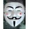 Masker Anonymous/Vendetta Wit