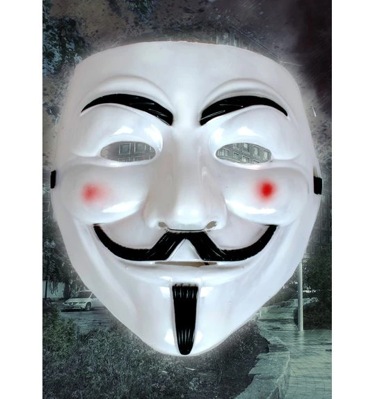 Masker Anonymous/Vendetta Wit 1 Masker Anonymous/Vendetta Wit