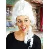 Middeleeuwse Marie-antoinette Pruik Wit