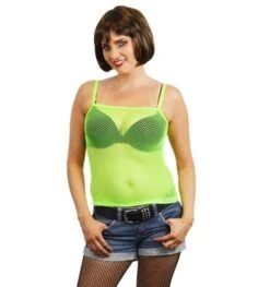 Net Topje Bal Marginale Fluo Groen