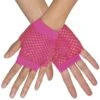 Nethandschoenen Kort Fushia