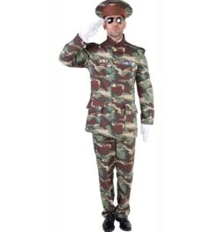 Officier Camouflage Leger Kostuum Voor Mannen