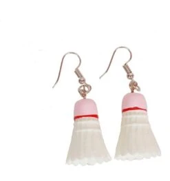 Oorbellen Badminton Pluimpjes