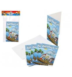 Piraten Party Verjaardagsfeestje Uitnodigingen