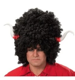 Pruik Demon Met Hoorns