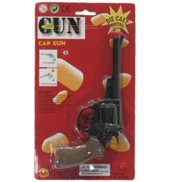 Revolver 8 Shots Klein Zwart