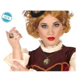 Ring En Halsketting Steampunk