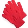 Rode Gebreide Handschoenen