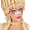 Rood Met Zilveren Glitters Oogmasker