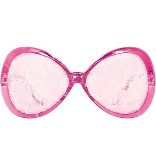 Roze Bril Met Wit Kant 1 Roze Bril Met Wit Kant