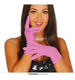 Roze Handschoenen 20 Cm