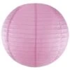 Roze Lantaarn Bolvorm 44cm