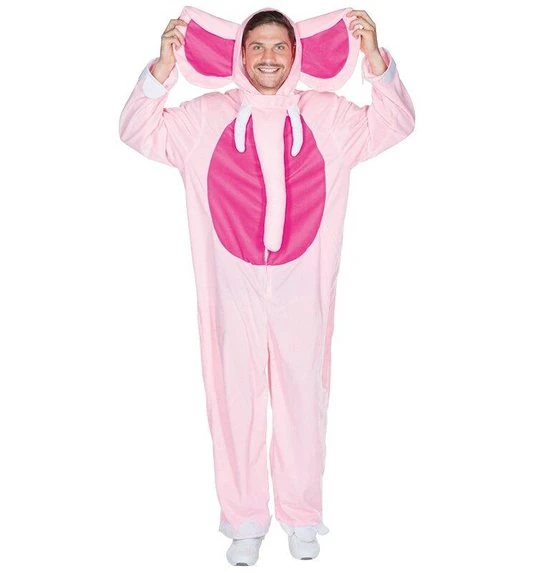 Roze Olifant Kostuum 1 Roze Olifant Kostuum