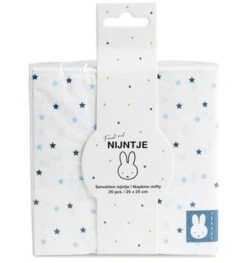 Servetten Nijntje Babyblauw (25cm, 20st)