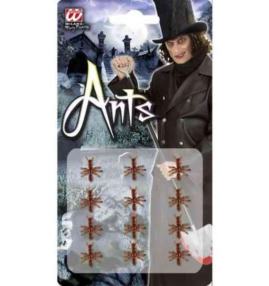 Set Met 12 Plastic Mieren 1 Set Met 12 Plastic Mieren