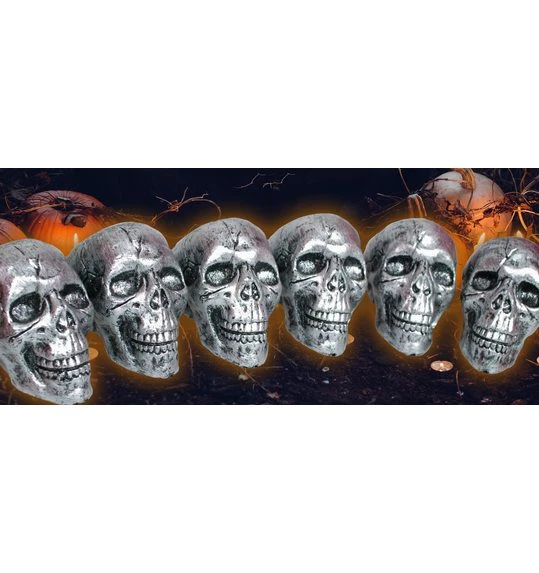 Set Van 6 Schedels Doodshoofden 4 Set Van 6 Schedels Doodshoofden - Afbeelding 4