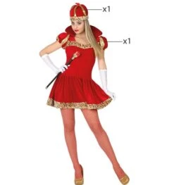 Sexy Koningin Jurk Met Kroon