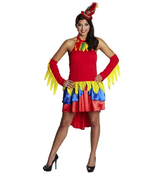 Sexy Papegaai Jurk 1 Sexy Papegaai Jurk