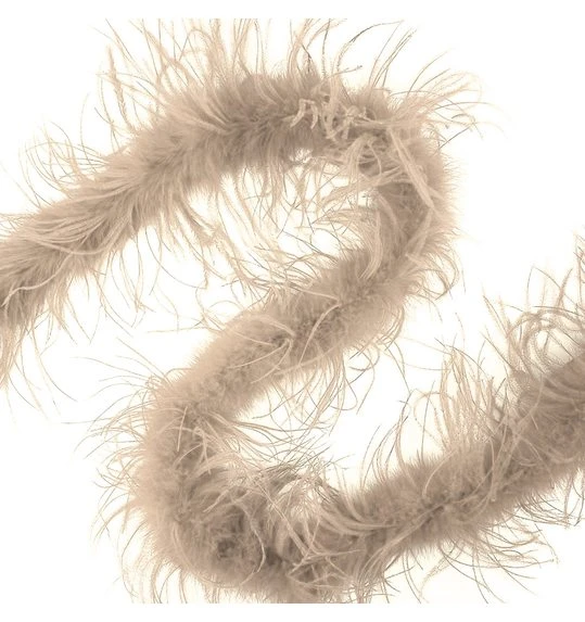 Struisvogelboa Beige 1 Struisvogelboa Beige