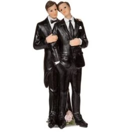 Taartdeco Bruidspaar Mannen (13cm)