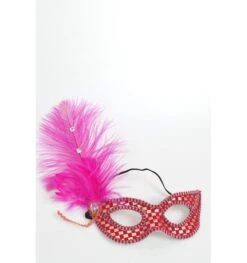 Venetiaans Masker Verona Fuchsia