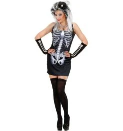 Halloween Winkel -Halloween Winkel Vingerloze skelet botten handschoenen 17835 539x573