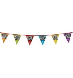 Vlaggenlijn Holographic 8meter 50jaar