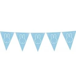 Vlaggenlijn Lichtblauw 6 Meter Plastic Nijntje