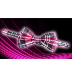 Vlinderstrikje Burlington Felroze