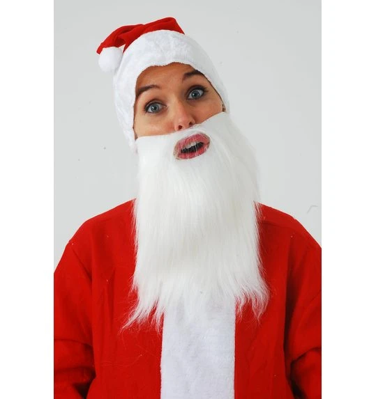 Witte Baard 30cm 2 Witte Baard 30cm - Afbeelding 2