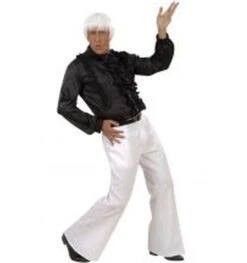 Witte Broek Met Wijde Pijpen