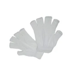 Witte Handschoenen Zonder Vingers