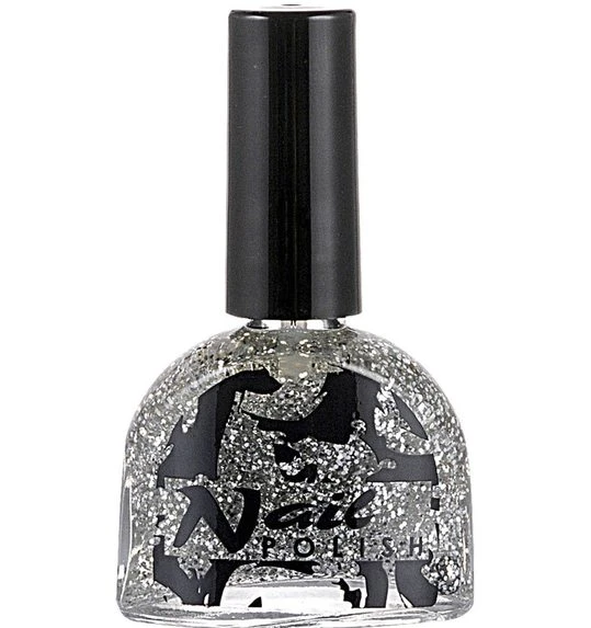 Zilver Glitter Nagellak 1 Zilver Glitter Nagellak