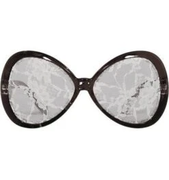 Zwarte Bril Met Sexy Wit Kant