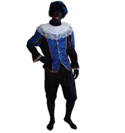 Zwarte Piet Kostuum Luxe Velours