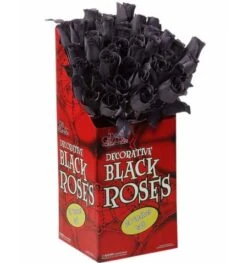 Zwarte Roos Per Stuk 5 Zwarte Roos Per Stuk -Halloween Winkel Zwarte roos per stuk 18958 539x573