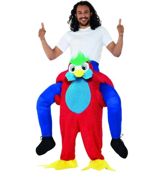 Carry Me Kostuum Papegaai 1 Carry Me Kostuum Papegaai