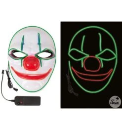 Duivels Clown Masker Met Licht
