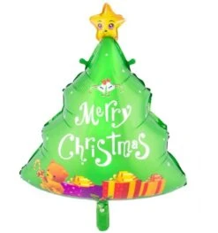 Folieballon Kerstboom