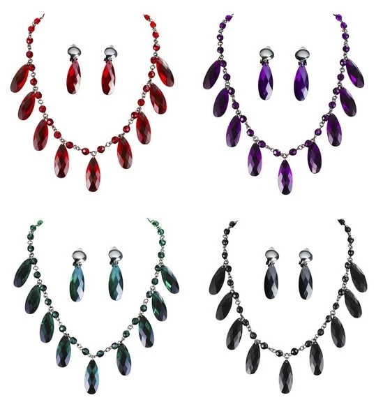 Gotische Set, Halsketting En Oorringen 1 Gotische Set, Halsketting En Oorringen