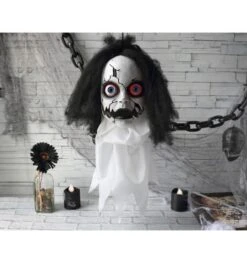 Halloween Deco Poppenhoofd 50cm