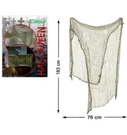 Halloween Gordijn 183x76 Cm Groen