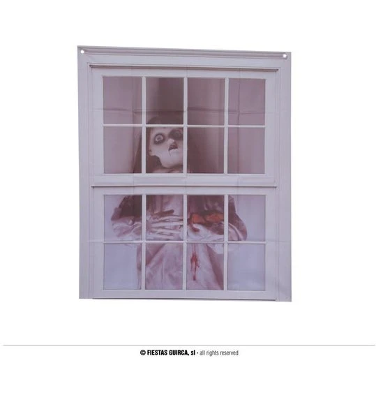 Halloween Raam Decoratie 75x90cm 1 Halloween Raam Decoratie 75x90cm