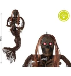 Halloween Zeemeermin 80cm Licht