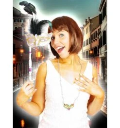 Halsketting Carnaval / Venetiaans Zilver