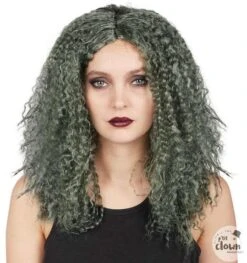 Heks Pruik Groen